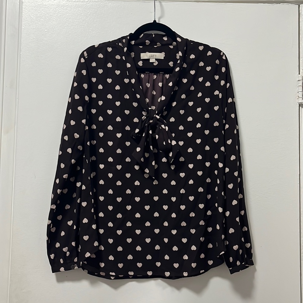 Purple and Pink Heart Blouse